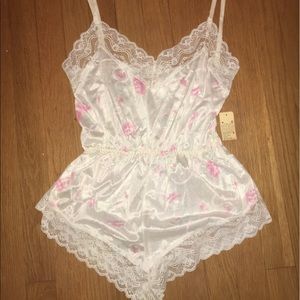 Vintage Silky Romper/Teddy